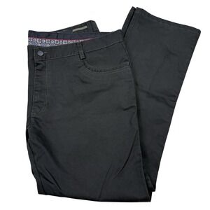 Barabas Italy Handcrafted‎ Men 40 Black Solid Tapered Formal Work Pants Pockets